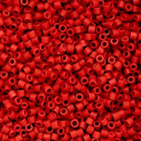 Cylin Bead 11/0 Red Matte - 25 G Bag-CY11-1068