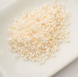 Cylin Bead 11/0 Opaque White Bisque Ceylon - 25 G Bag-CY11-1093