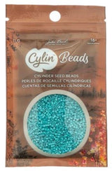 Cylin Bead 11/0 Opaque Turquoise Blue - 25 G Bag-CY11-1106