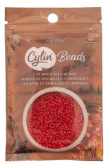 Cylin Bead 11/0 Opaque Red - 25 G Bag-CY11-1055