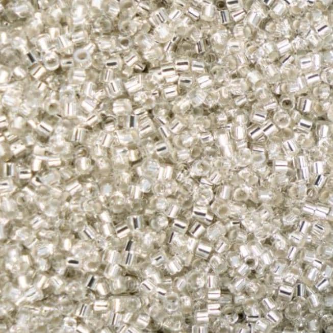 Cylin Bead 11/0 Silver Lined Crystal - 25 G Bag-CY11-1199