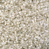 Cylin Bead 11/0 Silver Lined Crystal - 25 G Bag-CY11-1199
