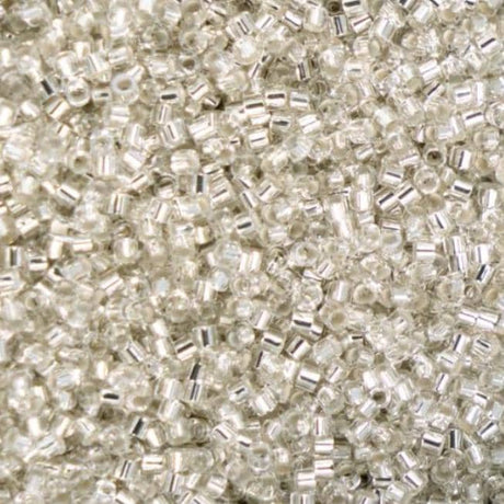 Cylin Bead 11/0 Silver Lined Crystal - 25 G Bag-CY11-1199