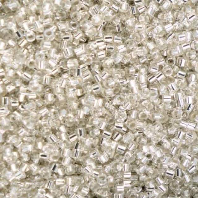 Cylin Bead 11/0 Silver Lined Crystal - 25 G Bag-CY11-1199