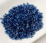 Cylin Bead 11/0 Silver Lined Sapphire - 25 G Bag-CY11-1008