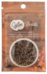 Cylin Bead 11/0 Silver Lined Brown - 25 G Bag-CY11-1020