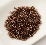 Cylin Bead 11/0 Silver Lined Brown - 25 G Bag-CY11-1020