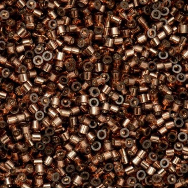 Cylin Bead 11/0 Silver Lined Brown - 25 G Bag-CY11-1020