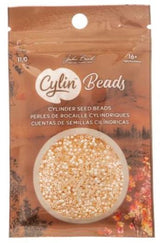Cylin Bead 11/0 Light Beige Glazed Luster - 25 G Bag-CY11-1026