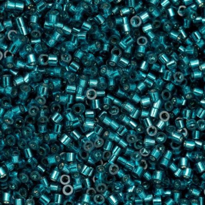 Cylin Bead 11/0 Silver Lined Blue Zircon - 25 G Bag-CY11-1043
