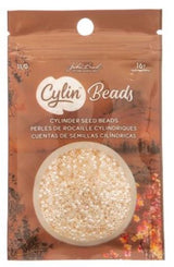 Cylin Bead 11/0 Opaque White Bisque Ceylon - 25 G Bag-CY11-1093