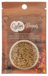 Cylin Bead 11/0 Opaque Honey Amber Glow - 25 G Bag-CY11-1196