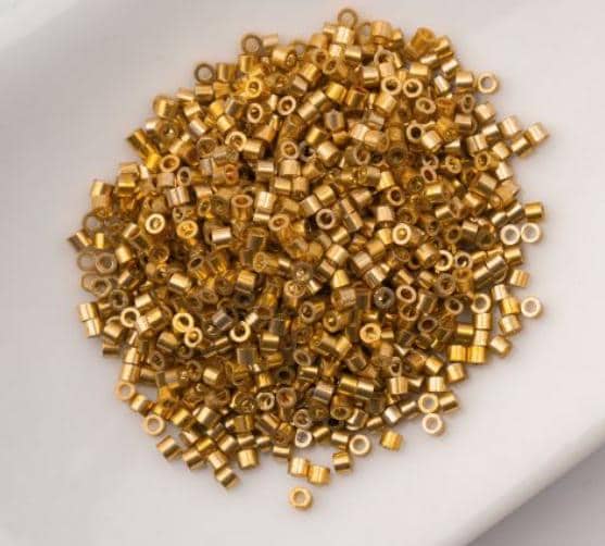 Cylin Bead 11/0 Opaque Honey Amber Glow - 25 G Bag-CY11-1196