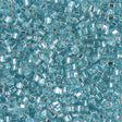 1.8mm Miyuki Cube Silver Lined Aqua SB18-18