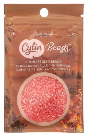 Cylin Bead 11/0 Rose Pink AB Lined - 25 G Bag-CY11-1016