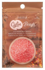 Cylin Bead 11/0 Rose Pink AB Lined - 25 G Bag-CY11-1016