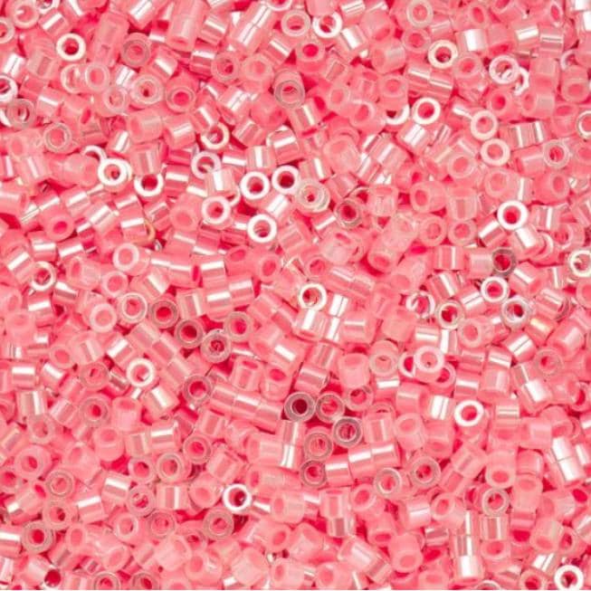 Cylin Bead 11/0 Crystal Rose Lined Ceylon - 25 G Bag-CY11-1028