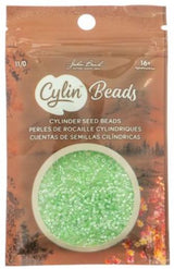 Cylin Bead 11/0 Light Crystal Green Ceylon - 25 G Bag-CY11-1029