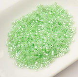 Cylin Bead 11/0 Light Crystal Green Ceylon - 25 G Bag-CY11-1029