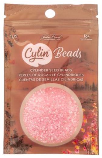Cylin Bead 11/0 Light Crystal Pink Ceylon - 25 G Bag-CY11-1031