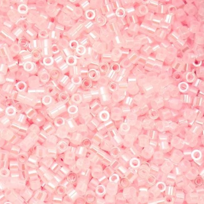 Cylin Bead 11/0 Light Crystal Pink Ceylon - 25 G Bag-CY11-1031