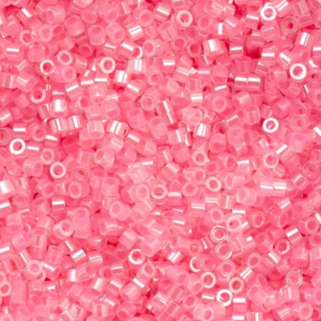 Cylin Bead 11/0 Dark Crystal Pink Lined Ceylon - 25 G Bag-CY11-1032