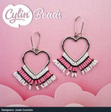 Cylin Bead 11/0 Dark Crystal Pink Lined Ceylon - 25 G Bag-CY11-1032