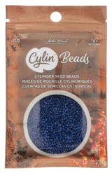 Cylin Bead 11/0 Cobalt Blue Matte - 25 G Bag-CY11-1070