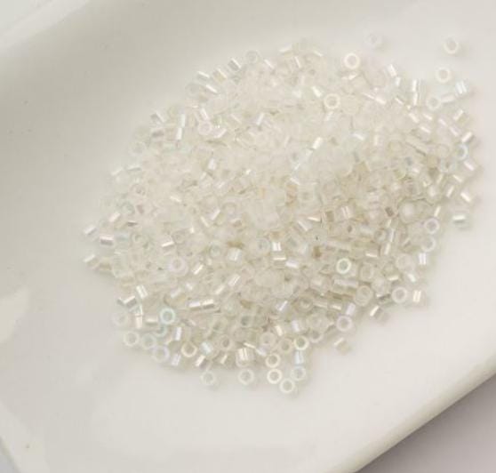 Cylin Bead 11/0 Glow in the Dark AB - White to Turquoise - 25 G Bag-CY11-1115