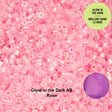 Cylin Bead 11/0 Glow in the Dark AB - Rose - 25 G Bag-CY11-1119