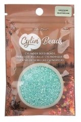 Cylin Bead 11/0 Glow in the Dark AB - Green - 25 G Bag-CY11-1125
