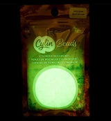 Cylin Bead 11/0 Glow in the Dark - White to Green - 25 G Bag-CY11-1134