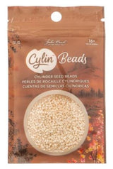 Cylin Bead 11/0 Opaque White Bisque - 25 G Bag-CY11-1090