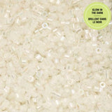 Cylin Bead 11/0 Glow in the Dark AB - White to Green - 25 G Bag-CY11-1114