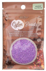 Cylin Bead 11/0 Glow in the Dark AB - Purple - 25 G Bag-CY11-1121