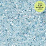 Cylin Bead 11/0 Glow in the Dark AB - Blue - 25 G Bag-CY11-1130