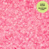 Cylin Bead 11/0 Glow in the Dark - Rose - 25 G Bag-CY11-1139