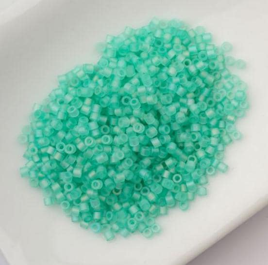 Cylin Bead 11/0 Matte Macaron AB Green Turquoise - 25 G Bag-CY11-1186