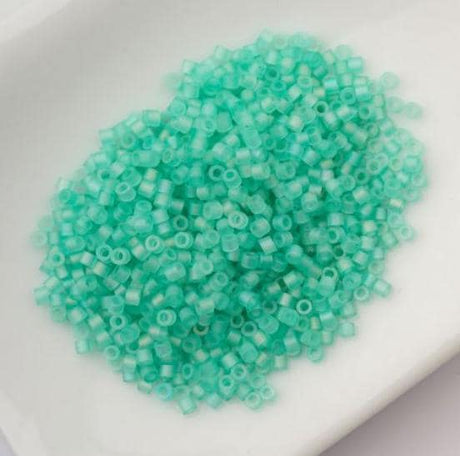 Cylin Bead 11/0 Matte Macaron AB Green Turquoise - 25 G Bag-CY11-1186
