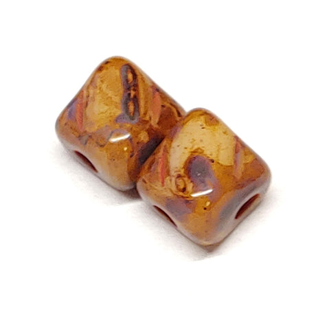 5mm Mini Silky Bead, 2 Hole Czech Glass-40 Beads