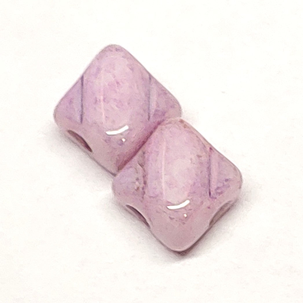 5mm Mini Silky Bead, 2 Hole Czech Glass-40 Beads