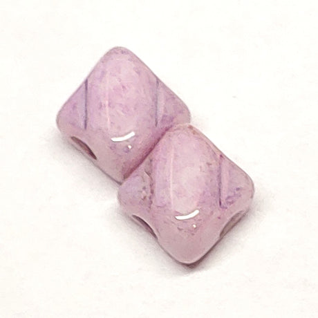 5mm Mini Silky Bead, 2 Hole Czech Glass-40 Beads